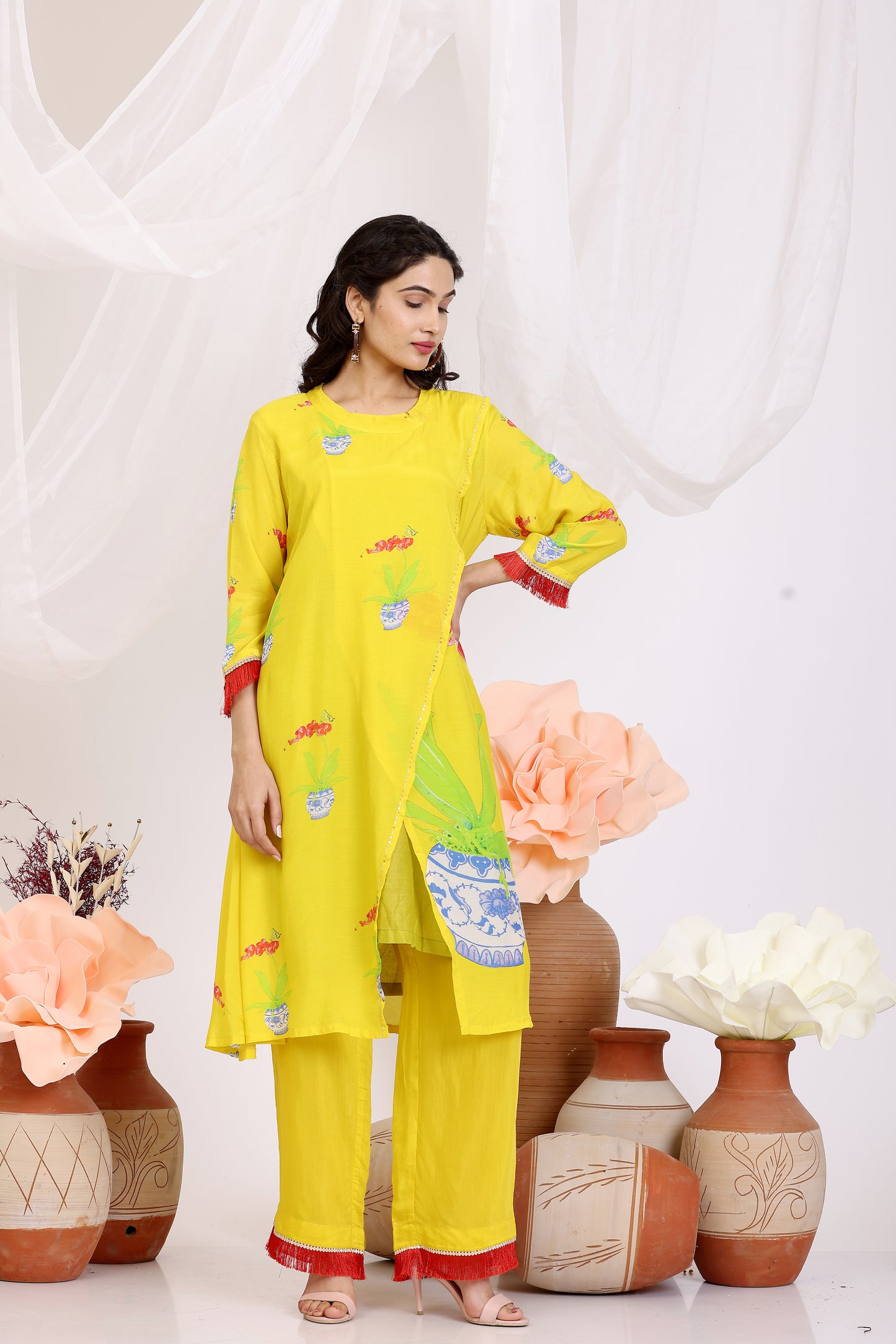 Kurta set - Yellow