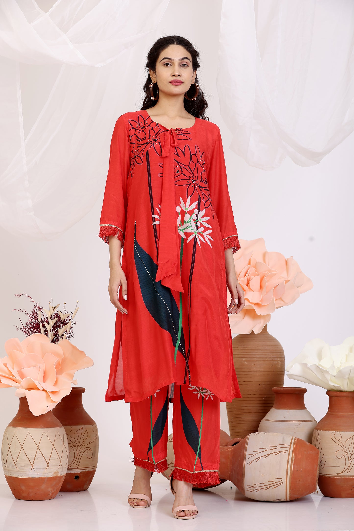 Kurta Set - Red