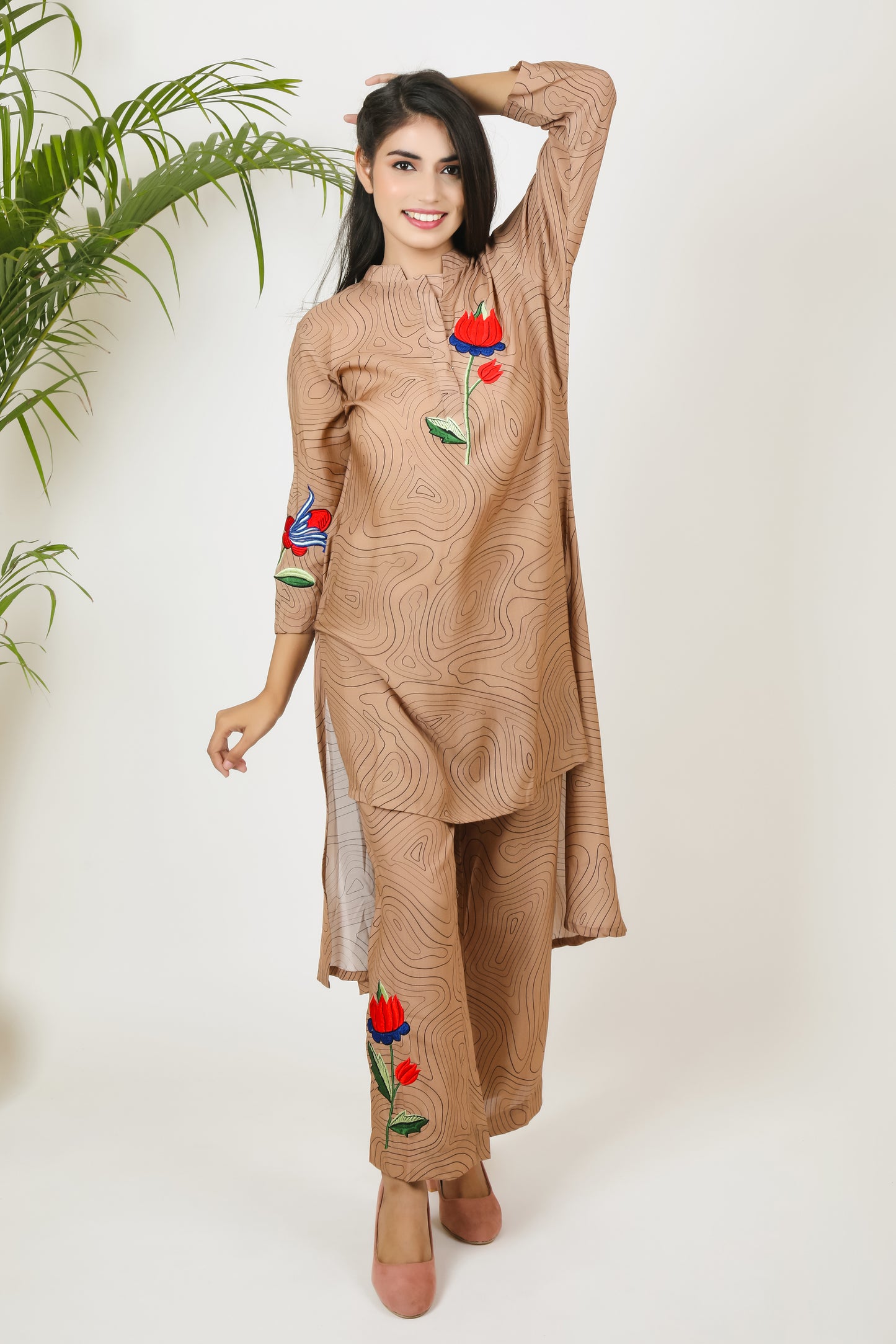 Kurta Set - Brown