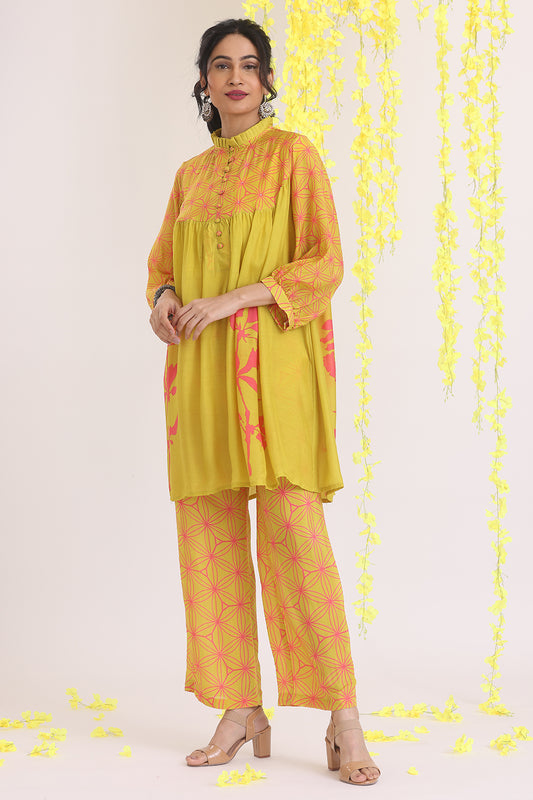 Ochre Yellow Coord Set