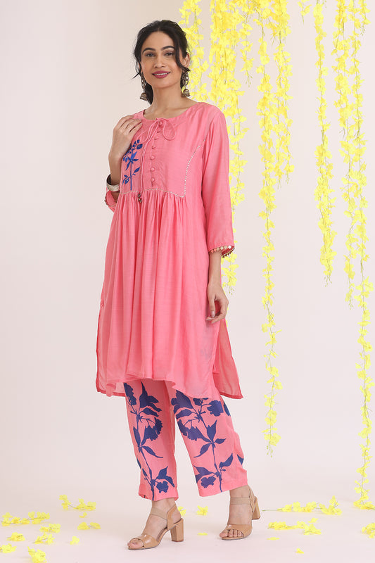 Pink Kurta Set