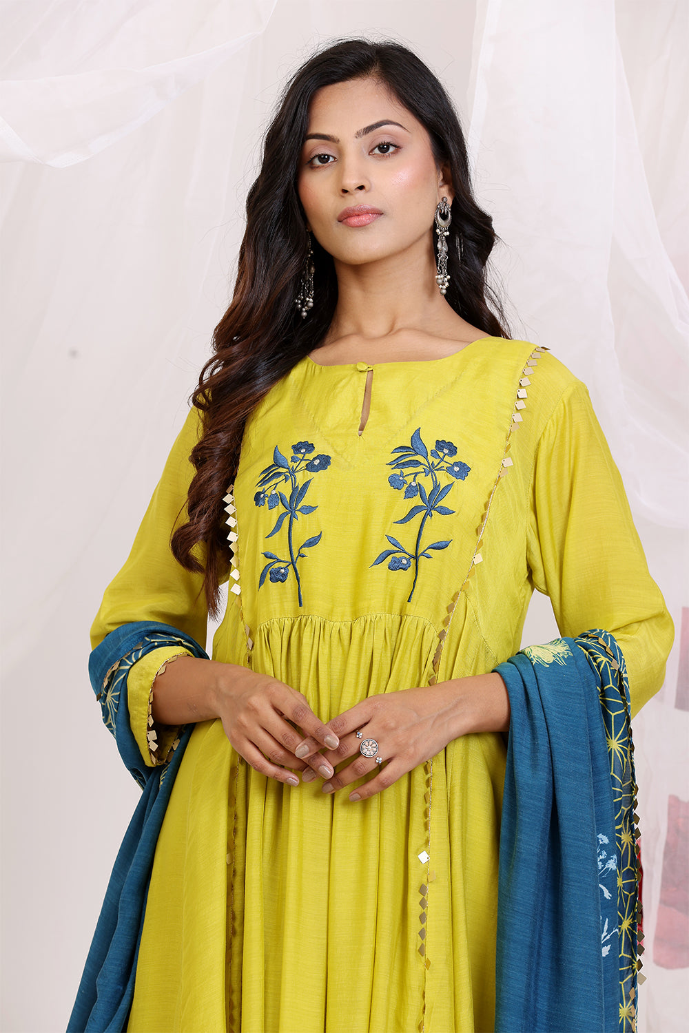 Ochre Yellow And Blue Kalidar