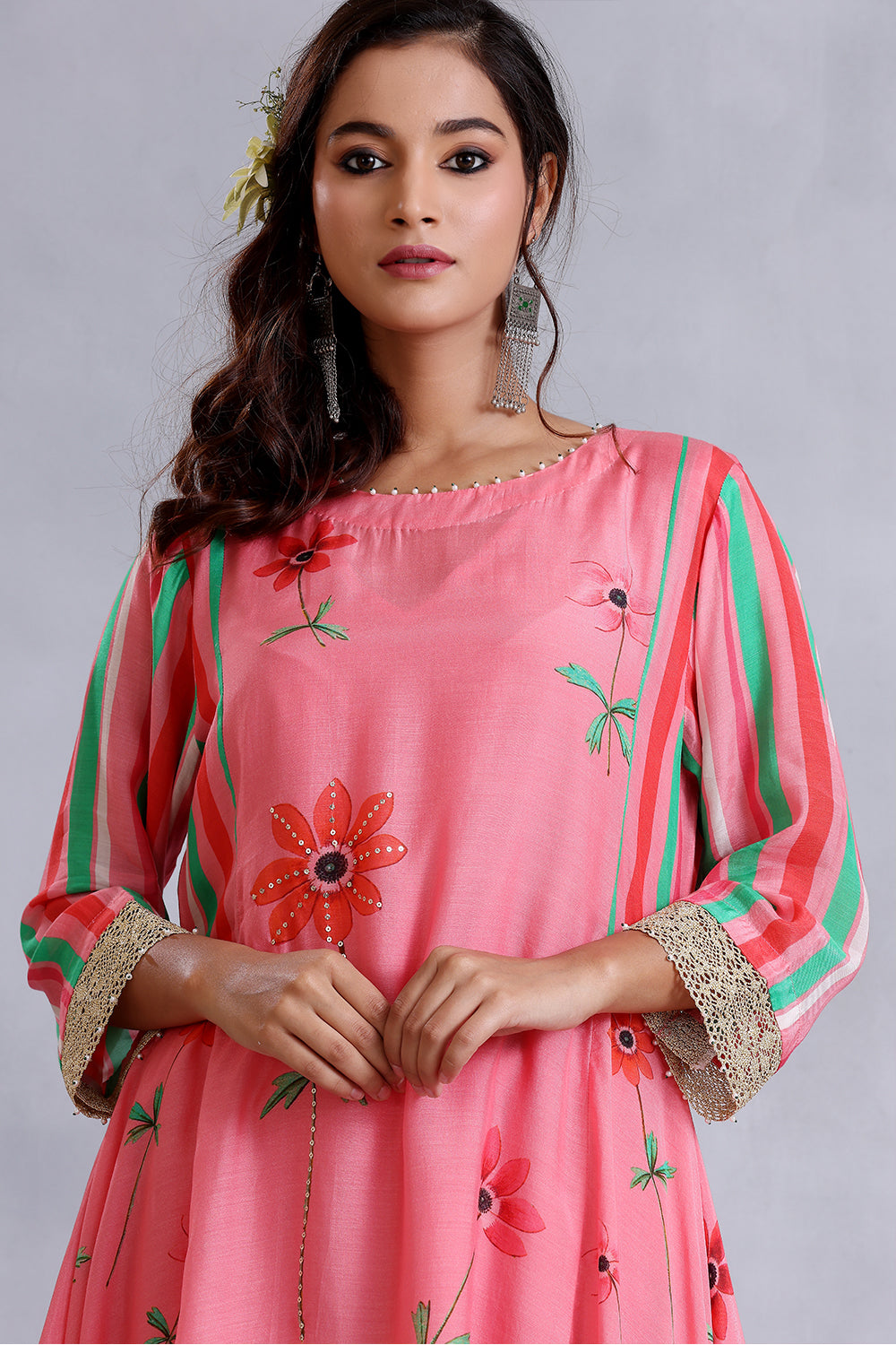 Kurta Set Peach