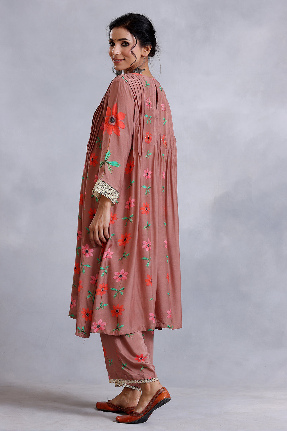 Nude Brown Kurta Set