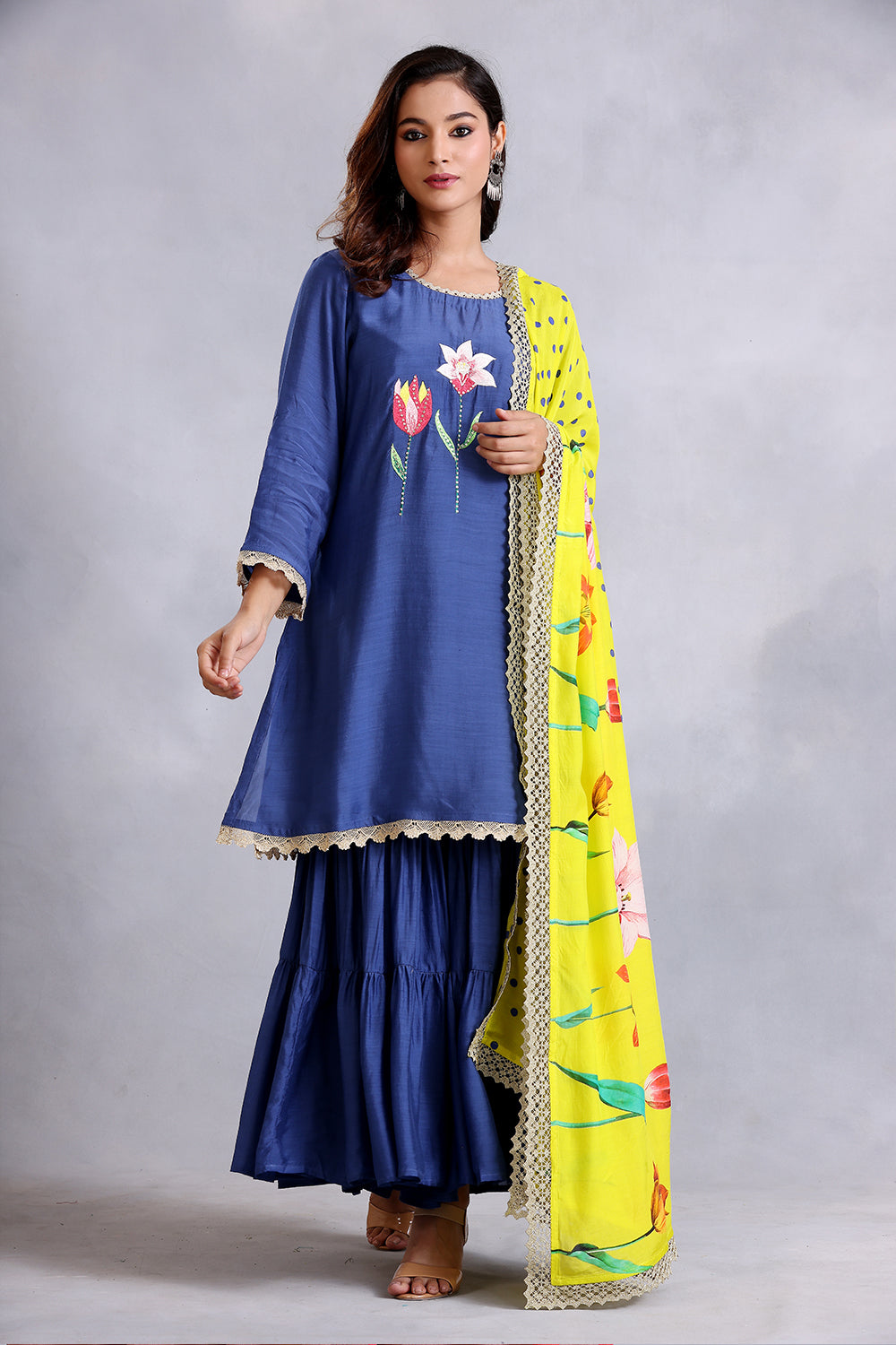 Designer Royal Blue Kurta Sets