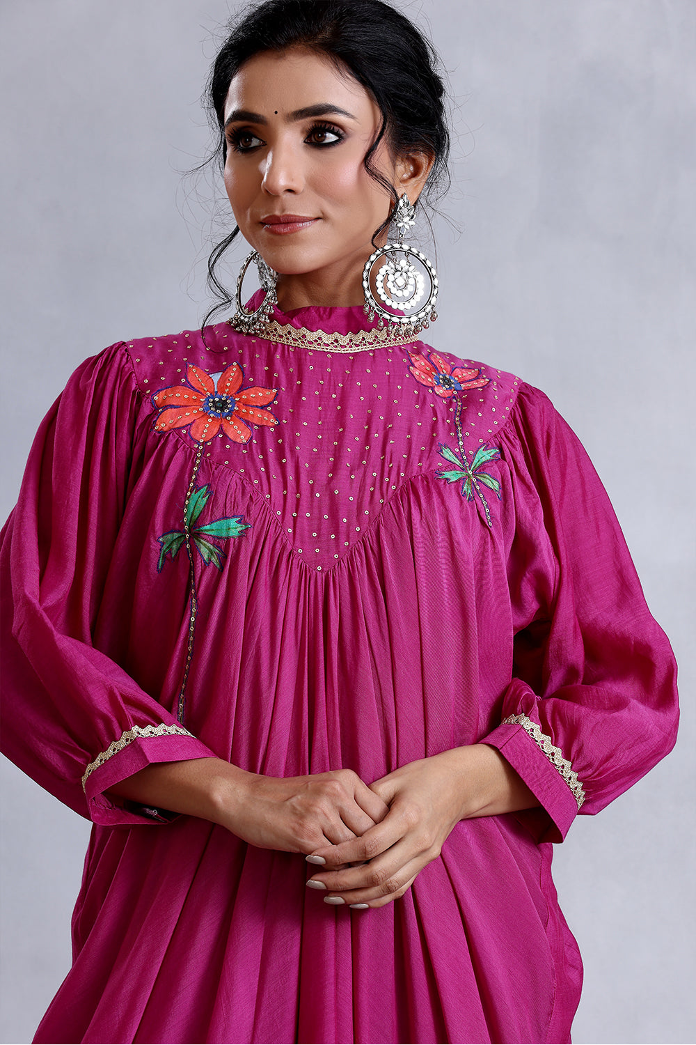 Kurta Set Burgandy