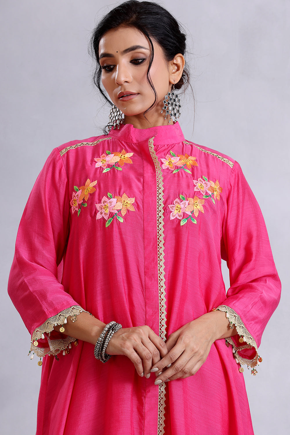 Fuchsia Kurta Set