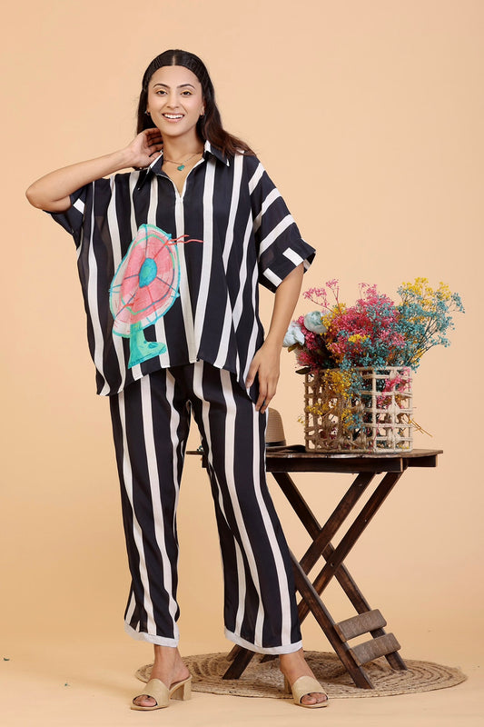 Black And White Coord Set