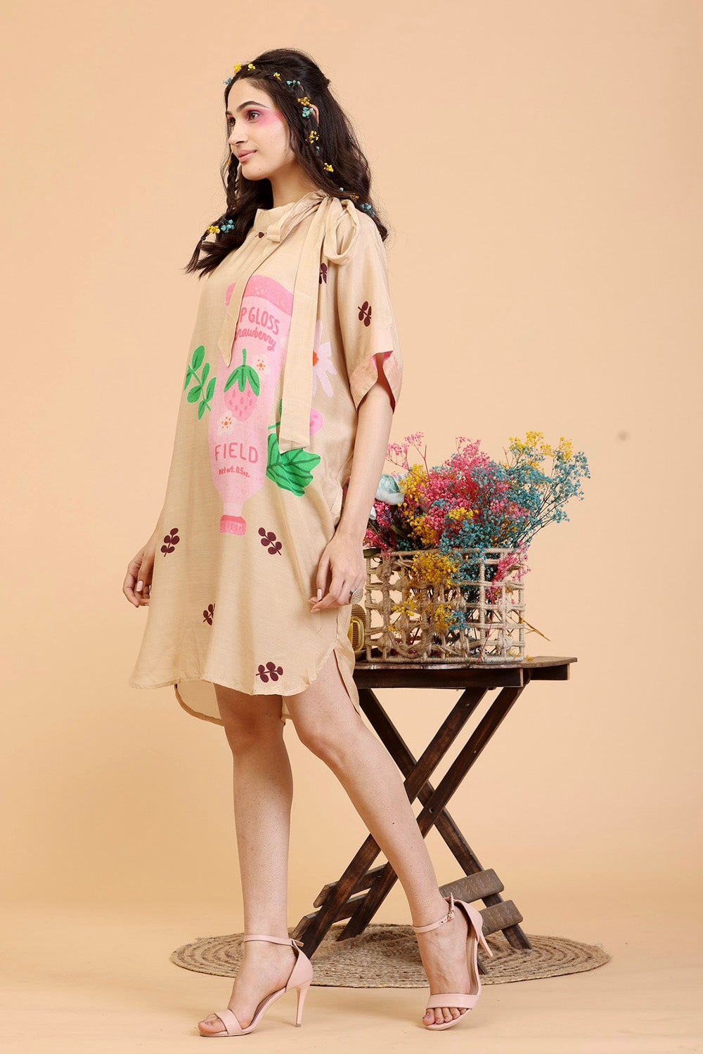 Designer Golden Beige Jumpsuit