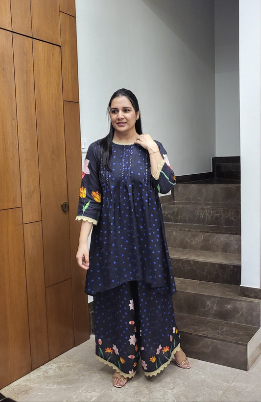 Black Kurta Set