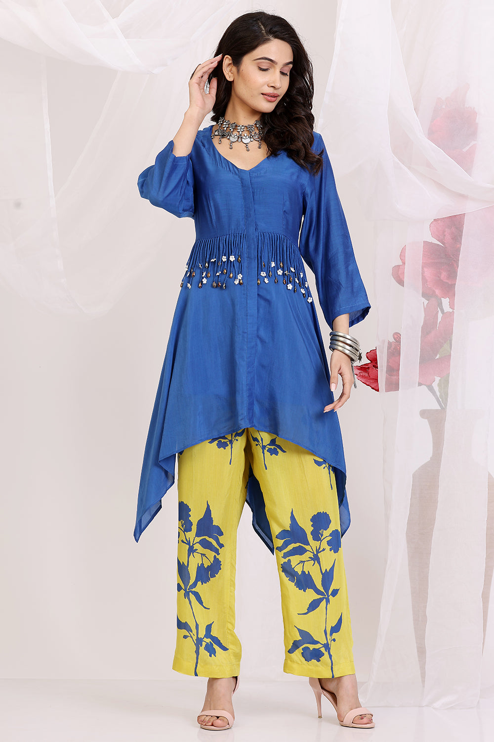 Coord set  Electric Blue