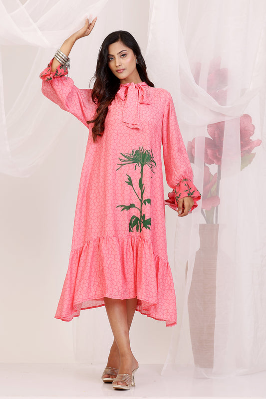 Designer Salmon Pink Dresses