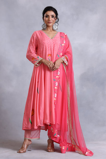 Peach Kalidar Elegant Kalidar
