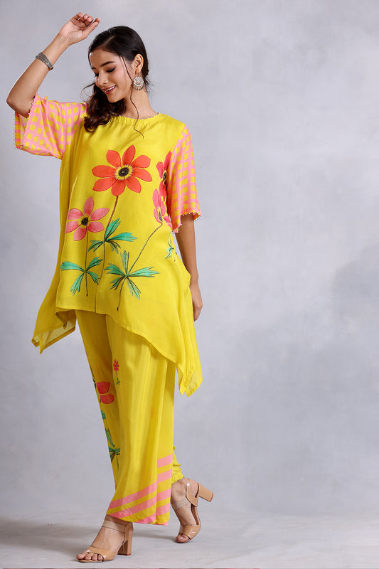 Designer Ochre Yellow Coords Sets