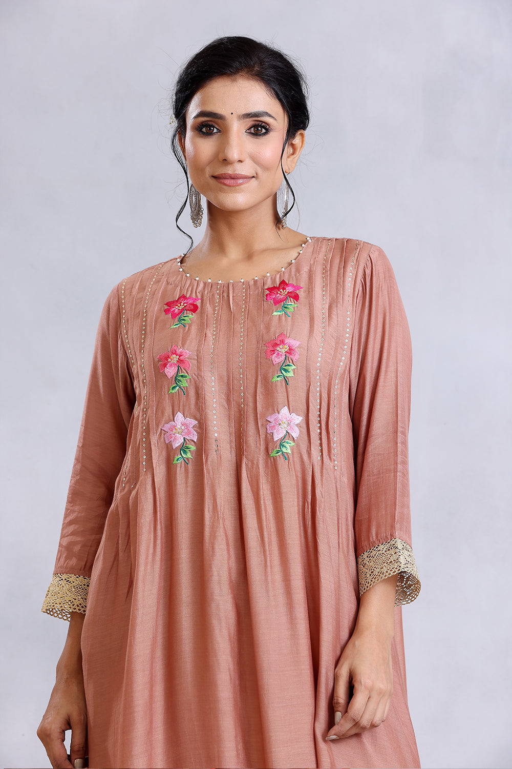 Nude Brown Kurta Set