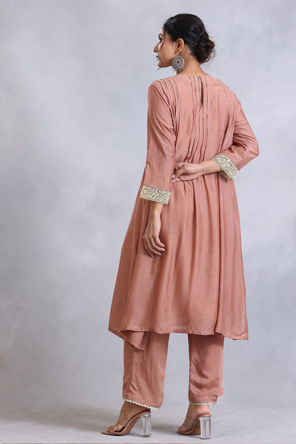 Nude Brown Kurta Set