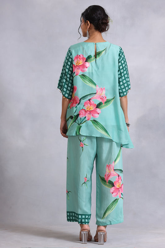 Designer Sea Green Coords Sets