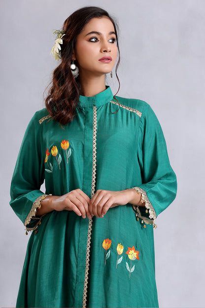 Emerald Green Kurta Set