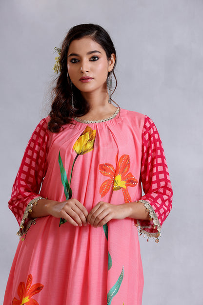 Peach Kurta Sets