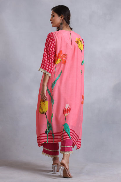 Peach Kurta Sets