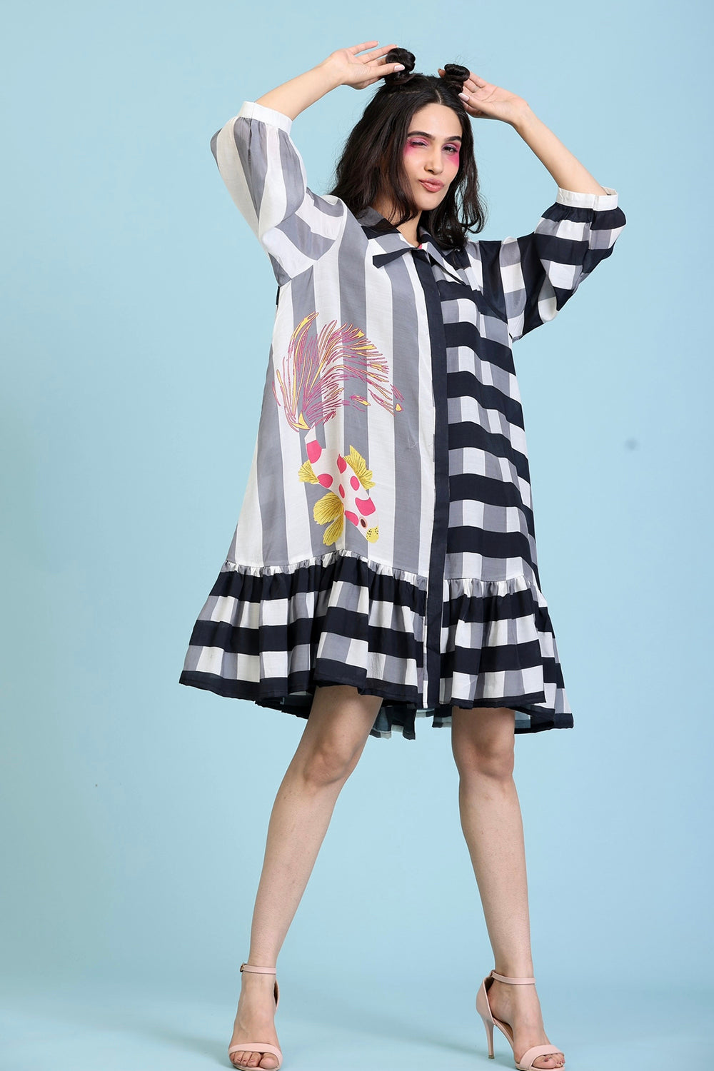 Designer Black And White Dresses