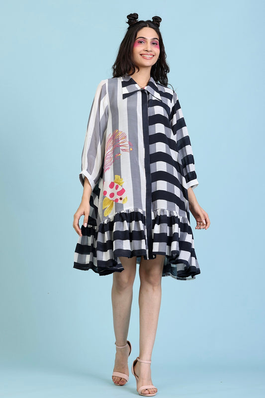 Designer Black And White Dresses