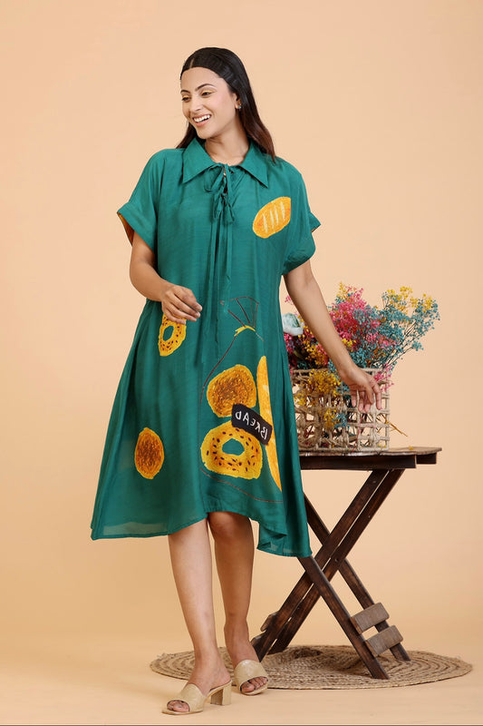 Green And White Dresses & Jumpsuits