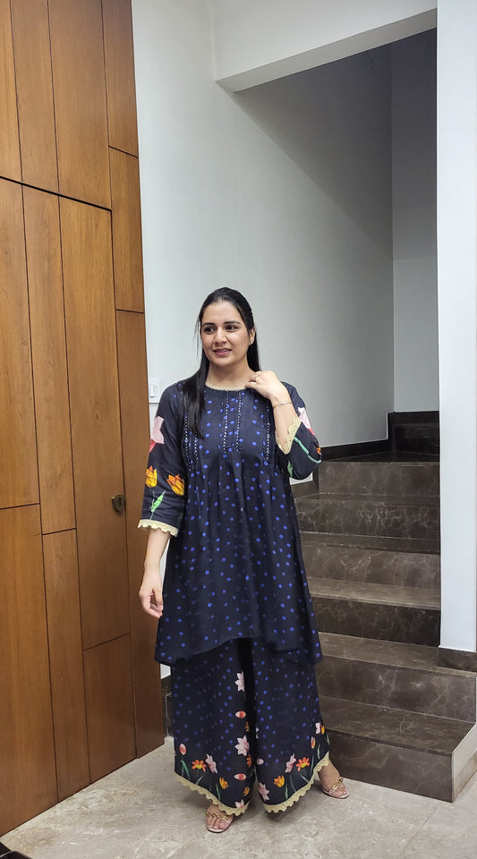 Black Kurta Set