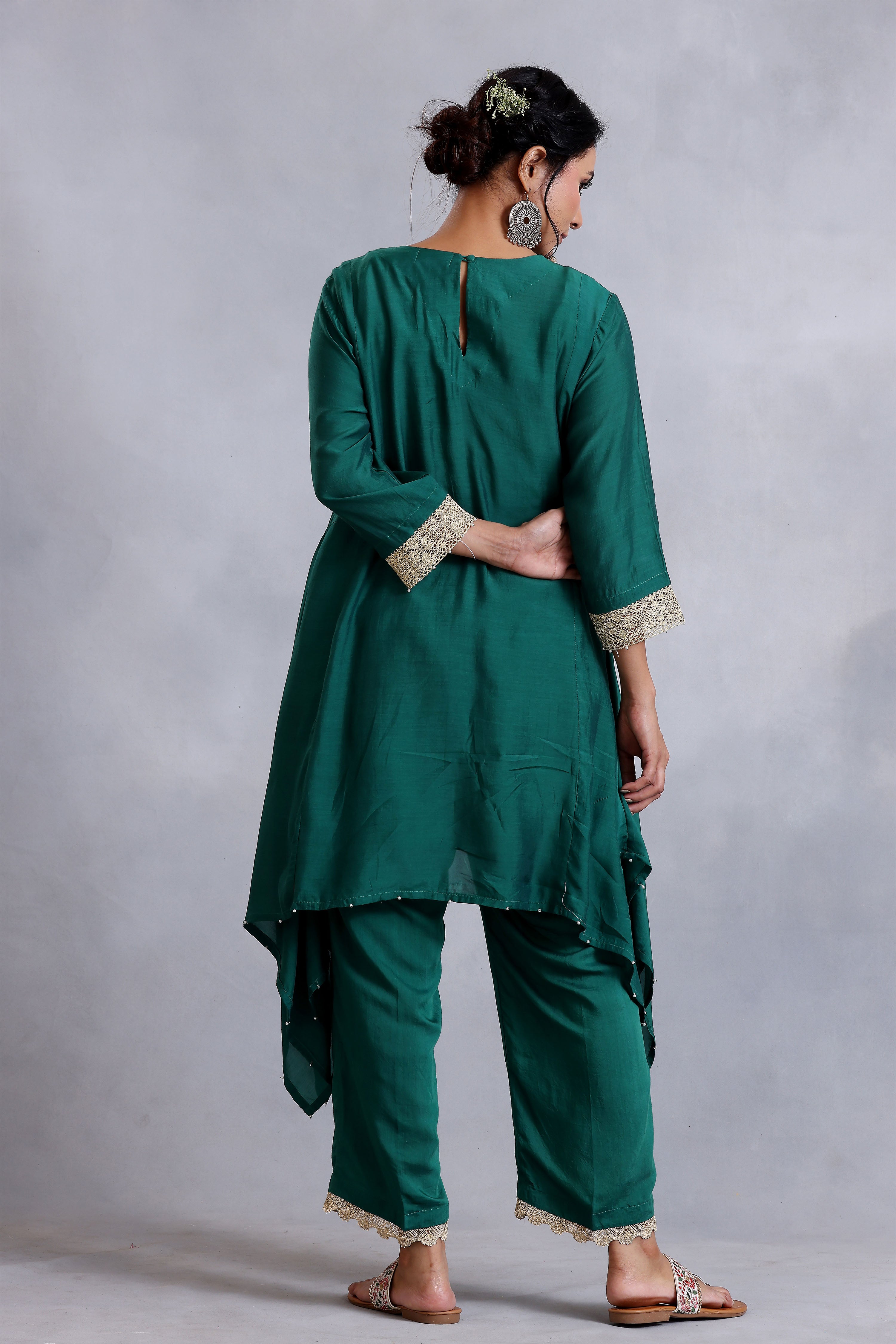 Kurta Set - Emerald Green