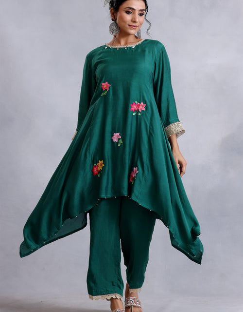 Kurta Set - Emerald Green