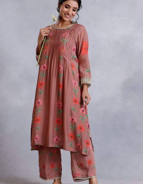 Kurta Set - Nude Brown