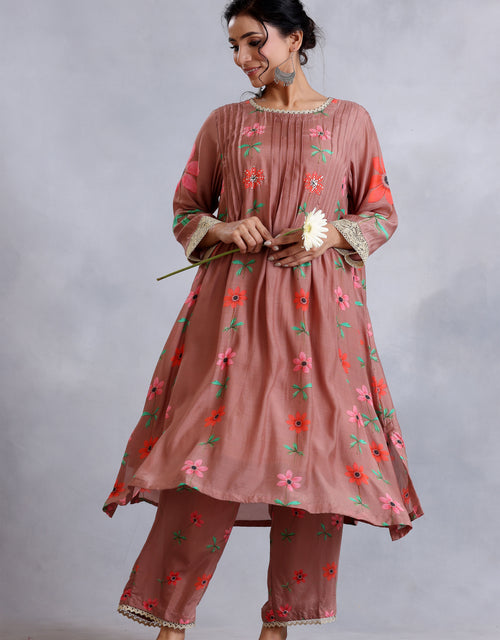 Kurta Set - Nude Brown