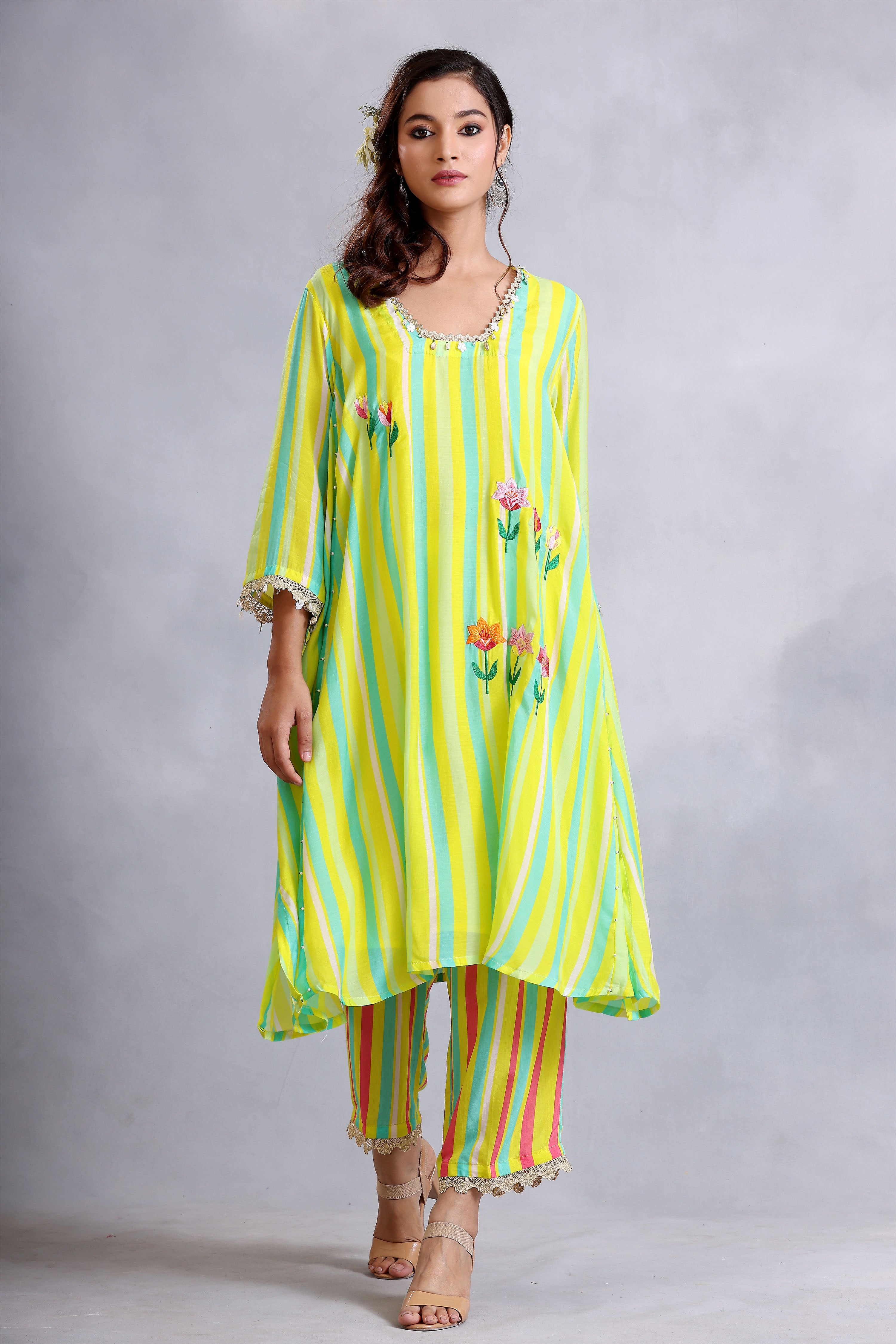 Kurta Set - Yellow