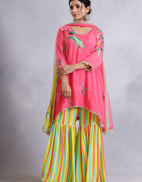 Kurta Set - Coral Pink