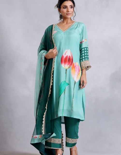 Kurta Set - Sea Green