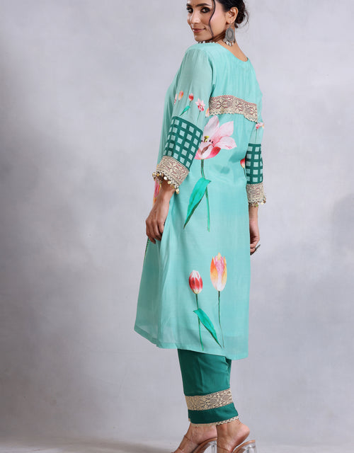 Kurta Set - Sea Green