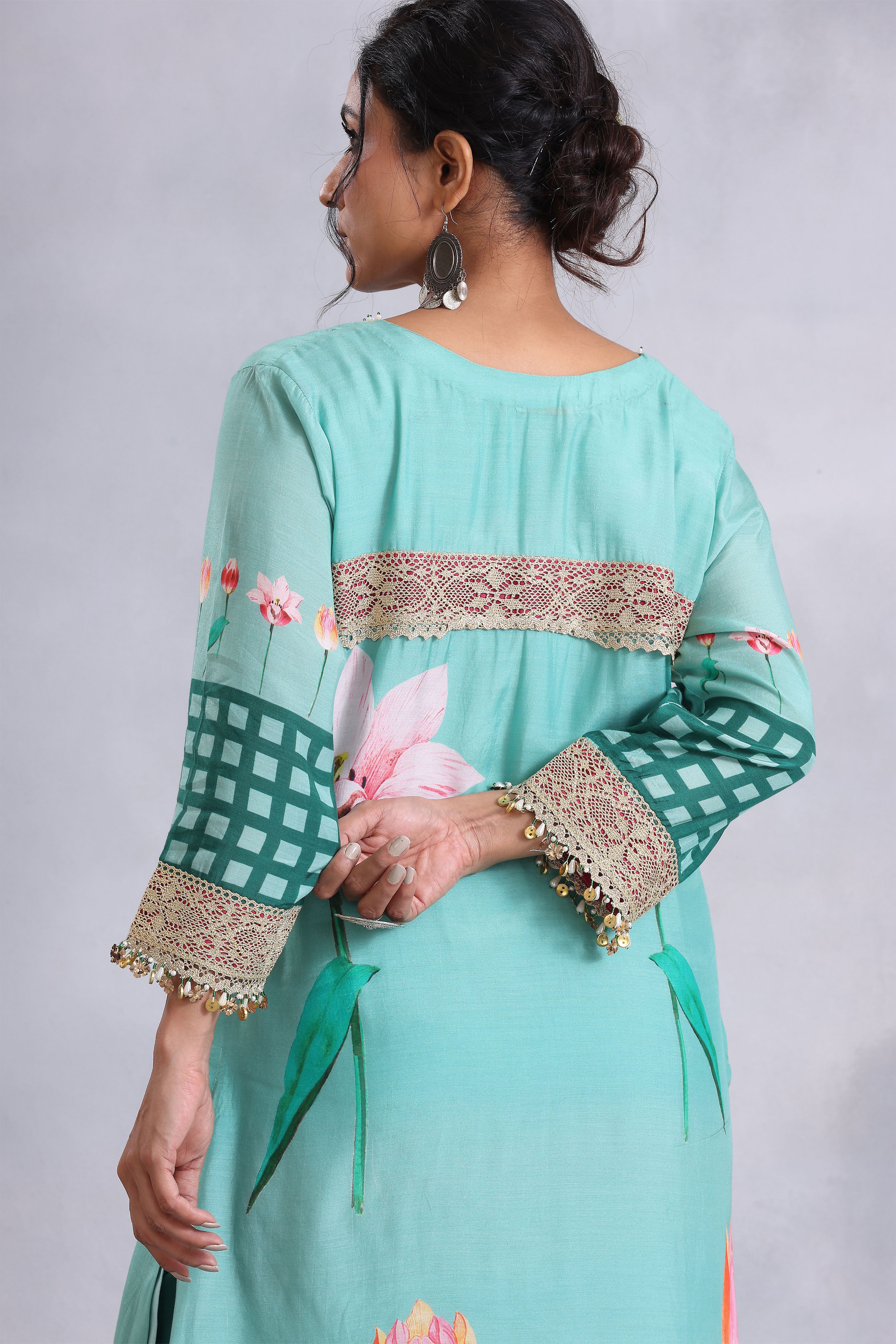 Kurta Set - Sea Green