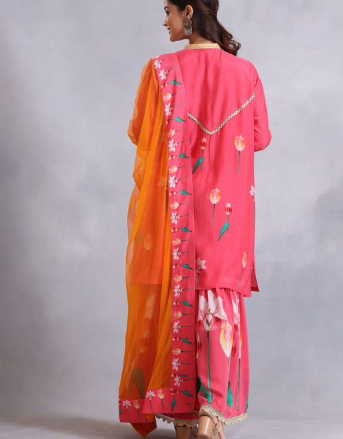 Kurta Set - Coral