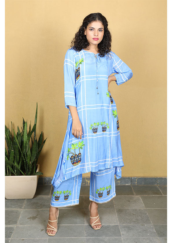 Kurta Set - Powder Blue