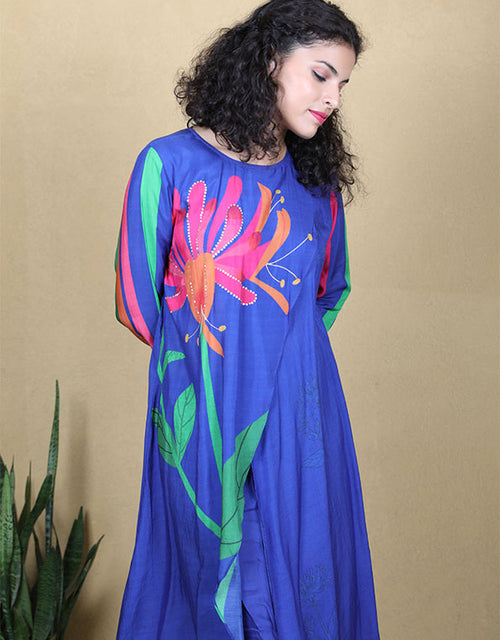 Kurta Set - Peacock Blue